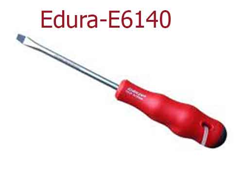 Tuốc nơ vít đầu dẹp cán nhựa 6x150mm E6140