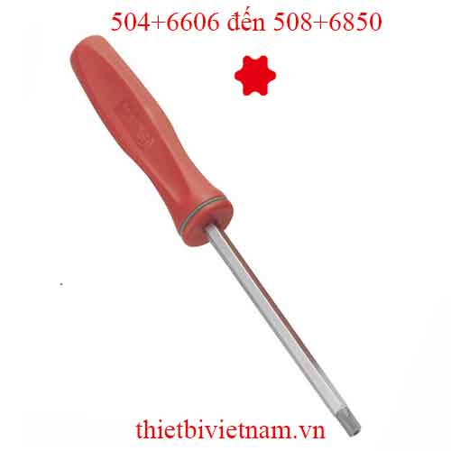 TUỐC NƠ VÍT ĐẦU SAO TAY CẦM NHỰA HÃNG GENIUS MODEL 504+6606 đến 508+6850