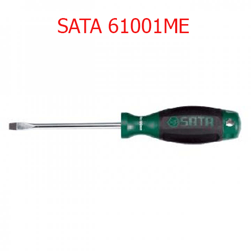 Tuốc nơ vít dẹp 3 x 75mm SATA 61001ME
