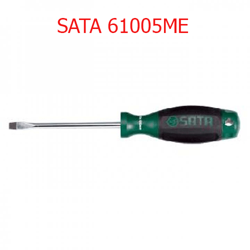 Tuốc nơ vít dẹp 5 x 75mm SATA 61005ME