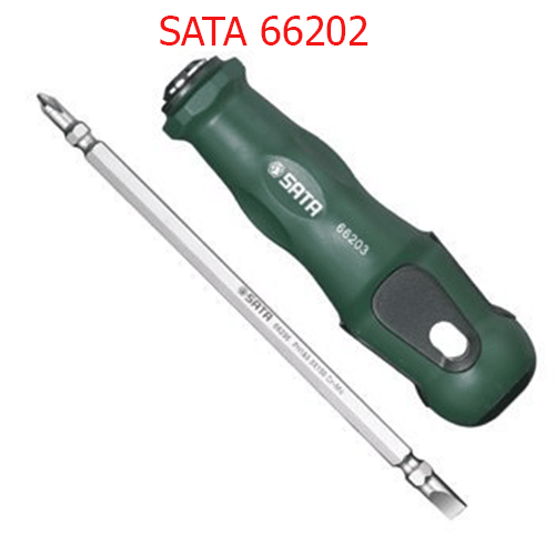 Tuốc nơ vít hai đầu #2&1.2x6.5x38mm SATA 66202