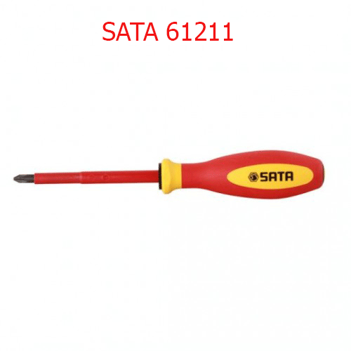 Tuốc nơ vít pake cách điện #0 x 60mm SATA 61211