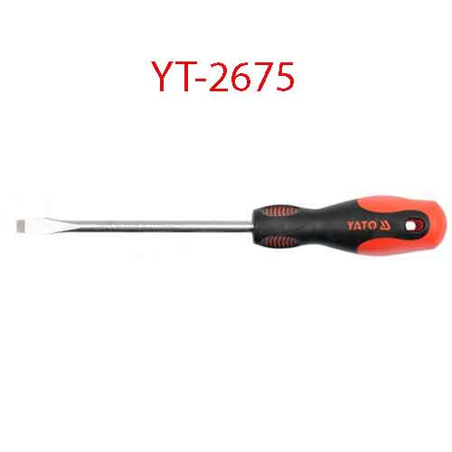  Tuốc-nơ-vít 2 cạnh (-) có nam châm 2x75x3 YATO YT-2675