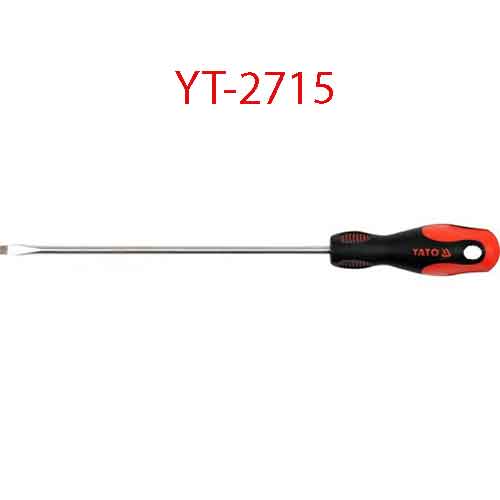 Tuốc-nơ-vít 2 cạnh (-) có nam châm 3x150x3 YATO YT-2715