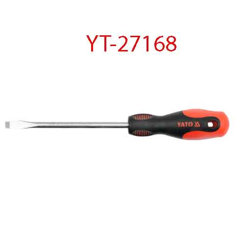 Tuốc-nơ-vít 2 cạnh (-) có nam châm 5x125x5 YATO YT-27168