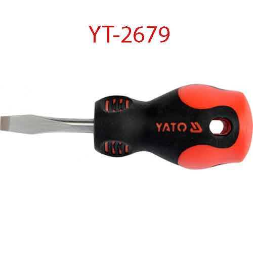 Tuốc-nơ-vít 2 cạnh (-) có nam châm 5x38x5 YATO YT-2679