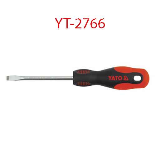Tuốc-nơ-vít 2 cạnh (-) có nam châm 6x100x6 YATO YT-2766