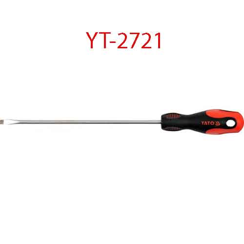 Tuốc-nơ-vít 2 cạnh (-) có nam châm 6x300x6 YATO YT-2721