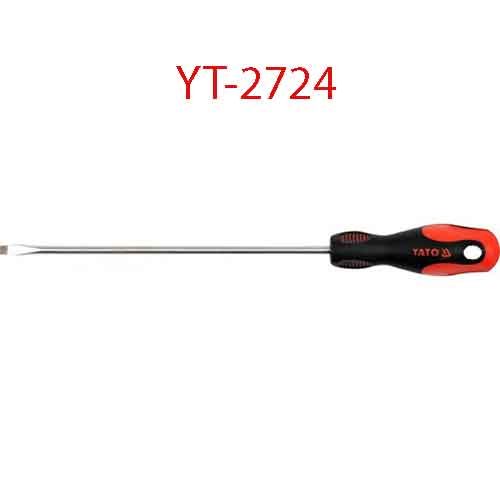 Tuốc-nơ-vít 2 cạnh (-) có nam châm 8x300x8 YATO YT-2724