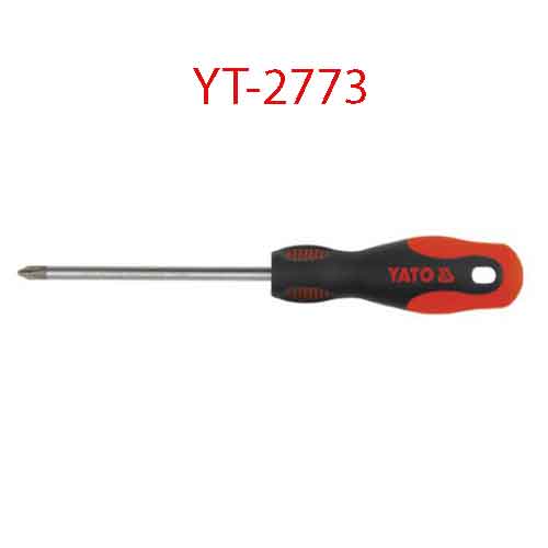 Tuốc-nơ-vít 4 cạnh (+) có nam châm PH1x100x5 YATO YT-2773