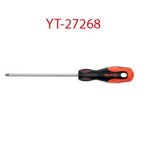 Tuốc-nơ-vít 4 cạnh (+) có nam châm PH1x125x5 YATO YT-27268