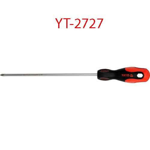 Tuốc-nơ-vít 4 cạnh (+) có nam châm PH1x200x5 YATO YT-2727