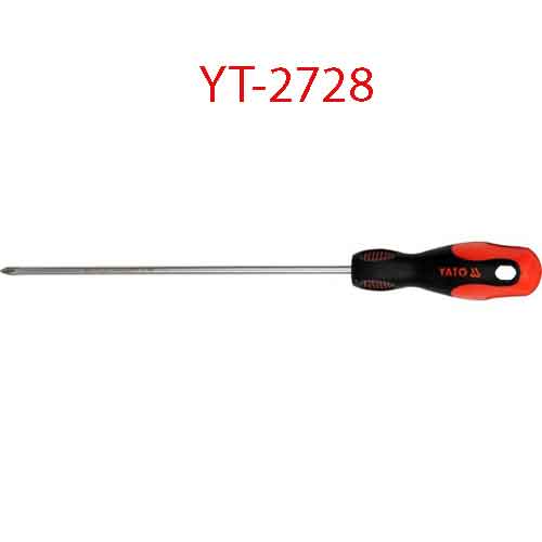 Tuốc-nơ-vít 4 cạnh (+) có nam châm PH1x250x5 YATO YT-2728