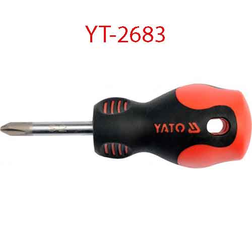 Tuốc-nơ-vít 4 cạnh (+) có nam châm PH1x38x5 YATO YT-2683
