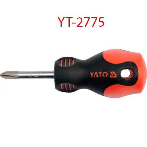 Tuốc-nơ-vít 4 cạnh (+) có nam châm PH2x38x6 YATO YT-2775