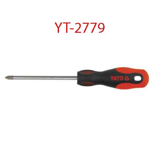 Tuốc-nơ-vít 4 cạnh (+) có nam châm PH3x150x8 YATO YT-2779
