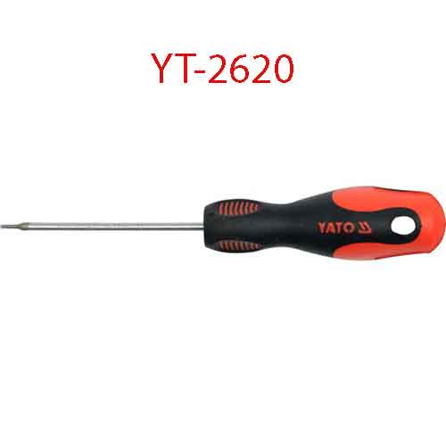 Tuốc-nơ-vít đầu hoa mai có nam châm T5x75x3 YATO YT-2620