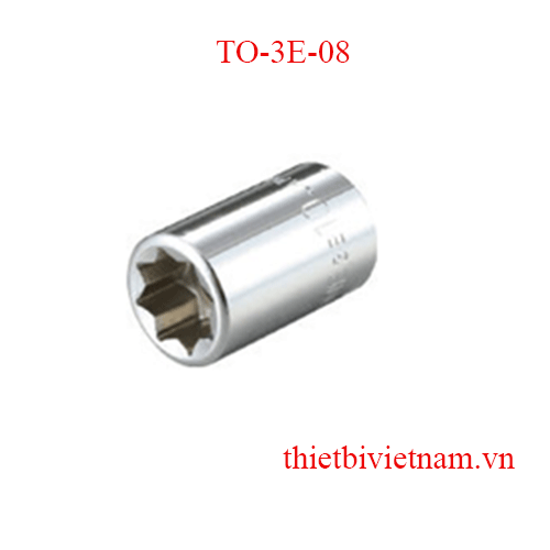 Tuýp 8 cạnh 3/8 inch TONE TO-3E-08