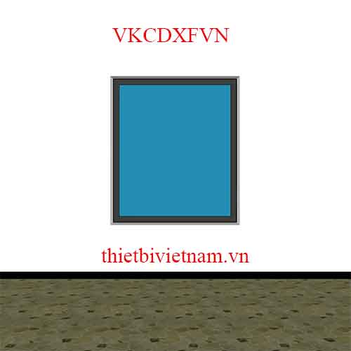 Vách kính cố định 10ly cường lực Xingfa Việt Nam model VKCDXFVN