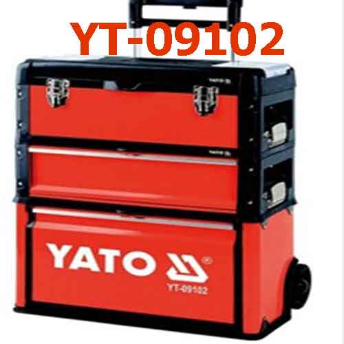 Vali đựng đồ nghề di động 3 ngăn Yato YT-09102