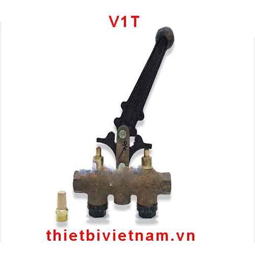 Van khí điều khiển cầu nâng 1 trụ rửa xe ô tô Ấn Độ Shark V1T