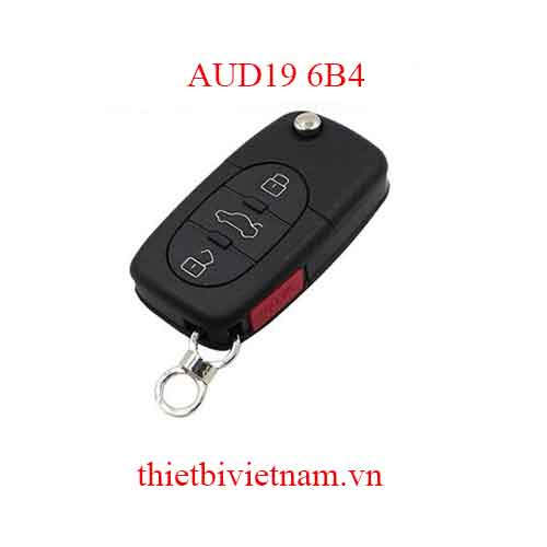 Vỏ Chìa khóa ô tô Audi A4 Key Shell Flip 4 Button AUD19 6B4
