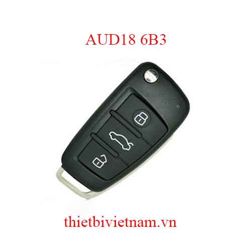 Vỏ Chìa khóa ô tô Audi Q7 A6 A1 Key Shell Flip 3 Nút AUD18 6B3