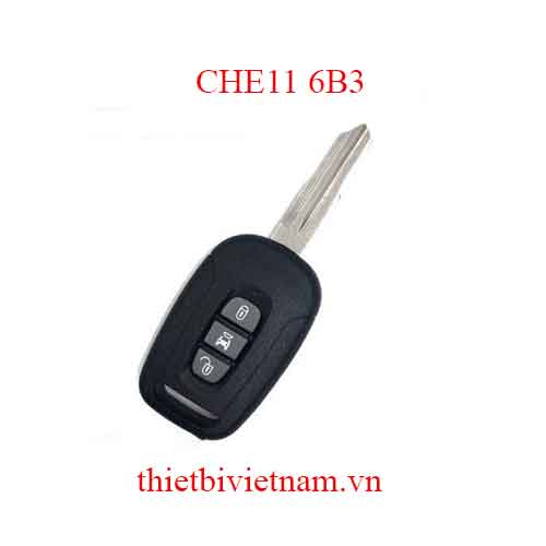 Vỏ Chìa khóa ô tô Chevrolet Captiva Shell Remote Key 3 Button 2006 – 2015 CHE11 6B3