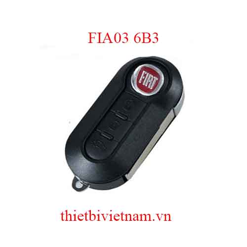 Vỏ chìa khóa ô tô FIAT 3 nút FIA03 6B3