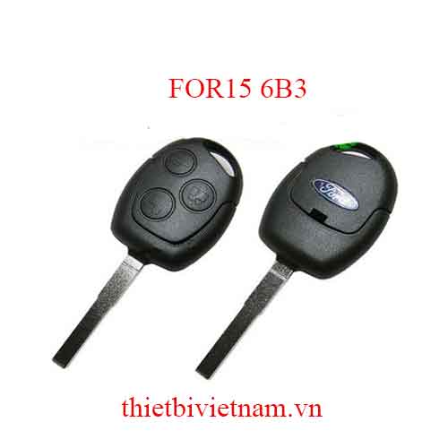 Vỏ Chìa khóa ô tô Ford SeyShell 3 Button FOR15 6B3