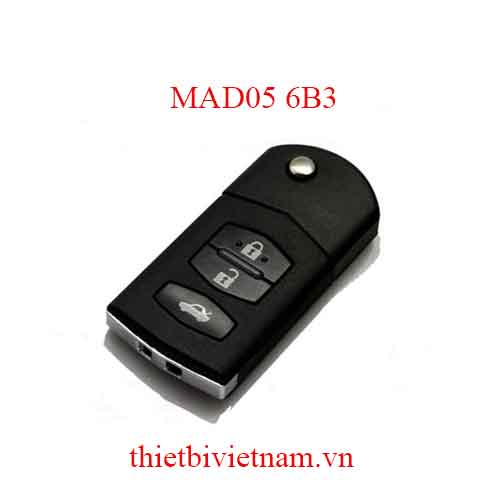 Vỏ Chìa khóa ô tô Mazda 3 Button Flip MAD05 6B3