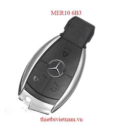 Vỏ chìa khóa ô tô Mercedes 3 Button Metal Change Round Head To Square Head MER10 6B3