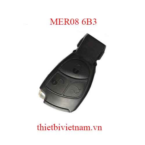 Vỏ chìa khóa ô tô Mercedes 3 Button Plastic For Remote 41 – Vỏ nhựa đen MER08 6B3