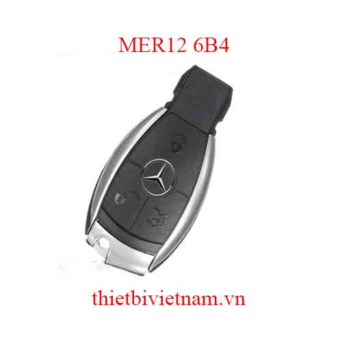 Vỏ Chìa khóa ô tô Mercedes Key Shell 4 Button Metal Change Round Head To Square Head MER12 6B4