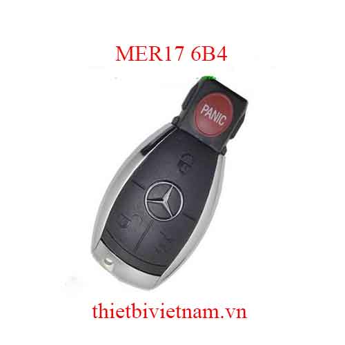 Vỏ Chìa khóa ô tô Mercedes Key Shell 4 Button Metal Round Head For Remote 57​ MER17 6B4
