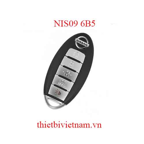 Vỏ chìa khóa ô tô Nissan Key Shell 5 Button New Model NIS09 6B5