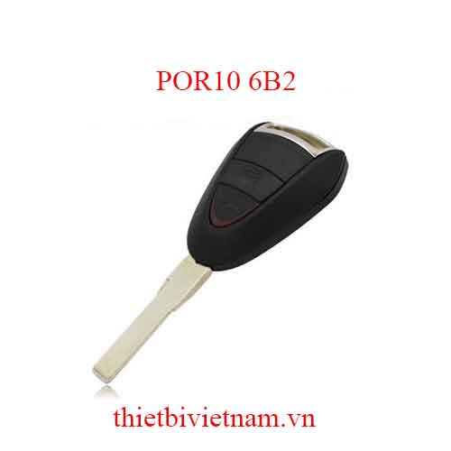 Vỏ Chìa khóa ô tô Porsche Key Shell 2 Button Straight Style POR10 6B2