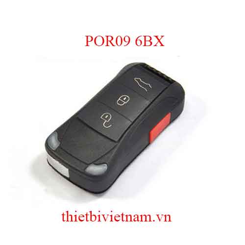 Vỏ chìa khóa ô tô Porsche Key Shell Filp Style 3 Button/4 Button POR09 6BX