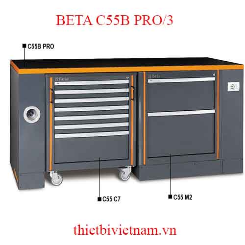WORKBENCH & CAB C7 + MOD. M2 BETA MODEL C55B PRO/3
