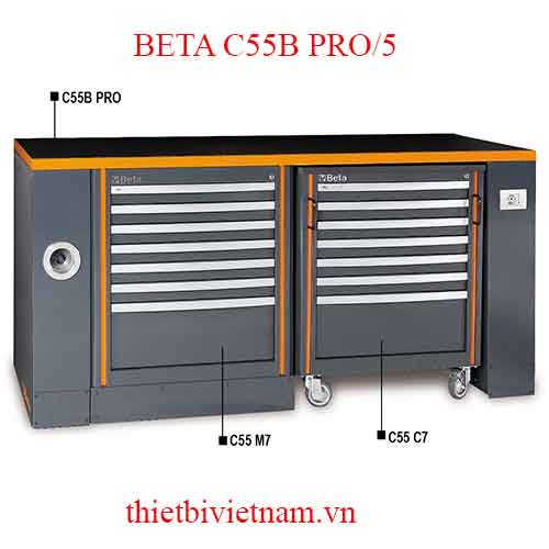 WORKBENCH & CAB C7 + MOD. M7 BETA MODEL C55B PRO/5