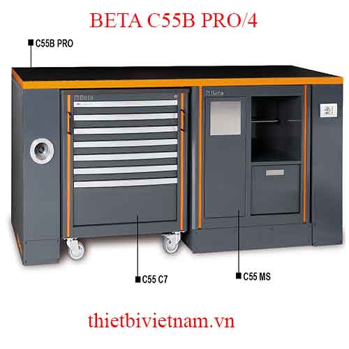 WORKBENCH & CAB C7 + MOD. MS BETA MODEL C55B PRO/4