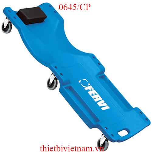 Xe chui gầm sửa chữa, 1000 x 470 x 120h mm, nhựa hãng Fervi Italia 0645/CP