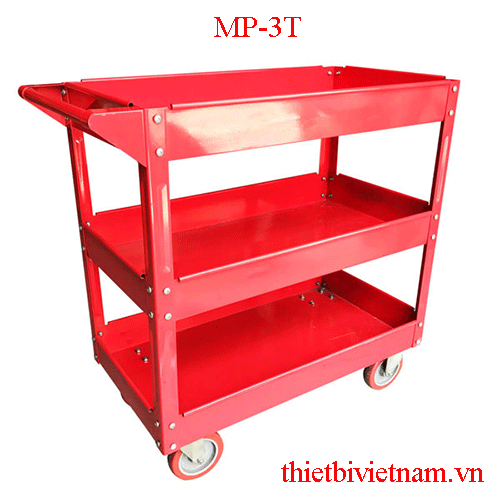 Xe đẩy 3 NGĂN [ 760 x 405 x 810 mm] tải trọng 150kg TOP MP-3T