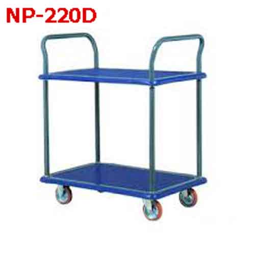 Xe đẩy hàng sàn nhựa 2 tầng SUMO Thái Lan NP-220D