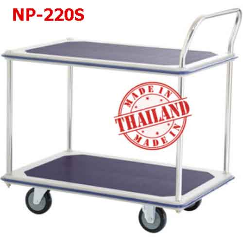 Xe đẩy hàng sàn nhựa 2 tầng SUMO Thái Lan NP-220S