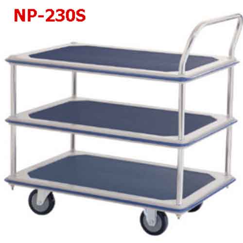 Xe đẩy hàng sàn nhựa 3 tầng SUMO Thái Lan NP-230S