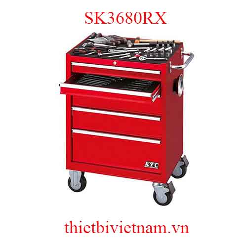 Xe dụng cụ sửa chữa KTC SK3680RX- Bộ dụng cụ sửa chữa xe máy
