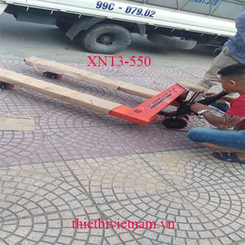 Xe Nâng Tay Mitsubishi 3 Tấn- Càng Hẹp 550mm XNT3-550