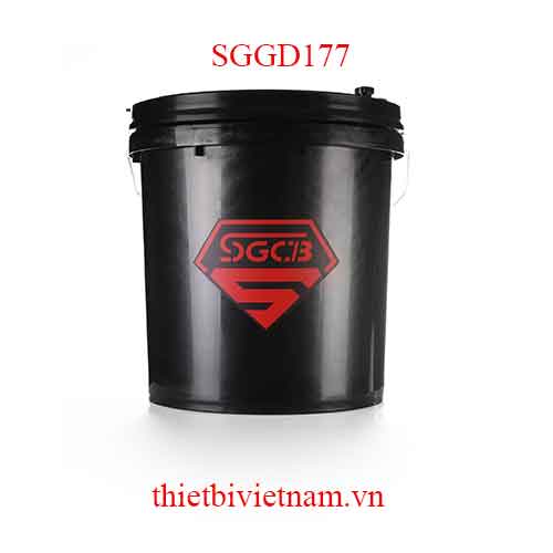 Xô giặt phớt(đen)có lọc cát, không đế bánh xe hãng SGCB SGGD177