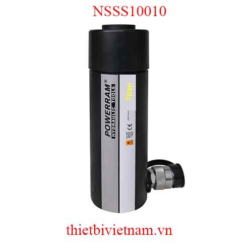 Xylanh thủy lực 1 chiều 100 tấn, hồi về bằng lò xo hãng Powerram NSSS10010